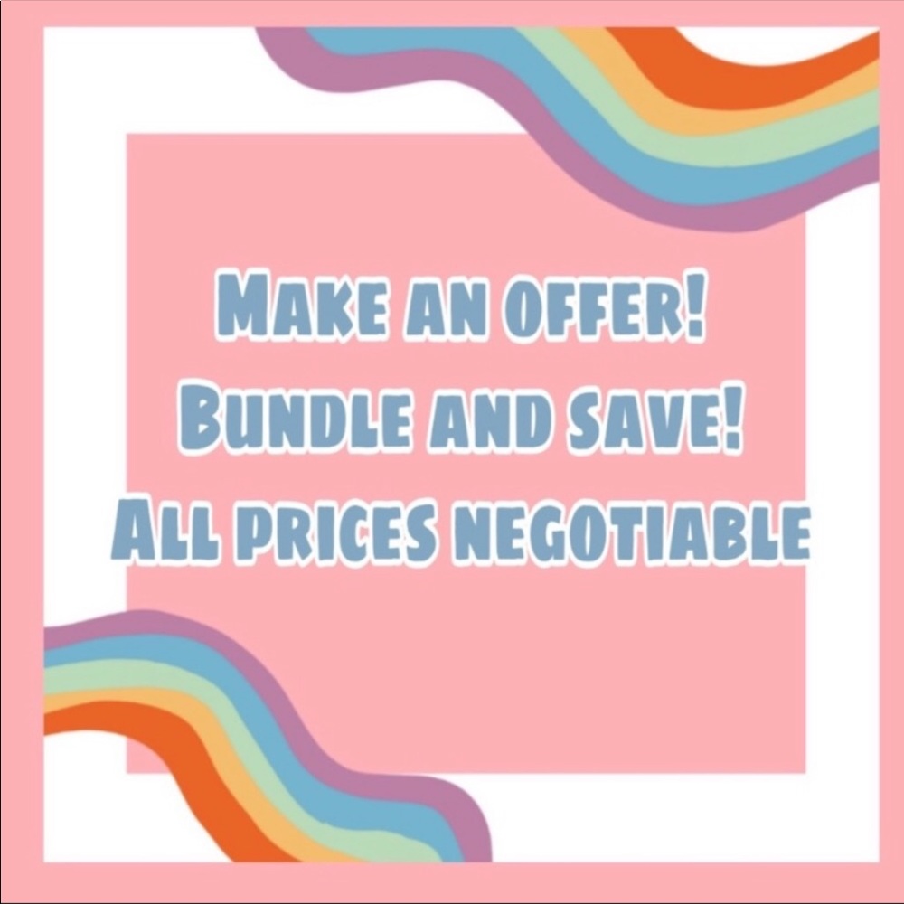 I’m happy to accept offers!! 😊